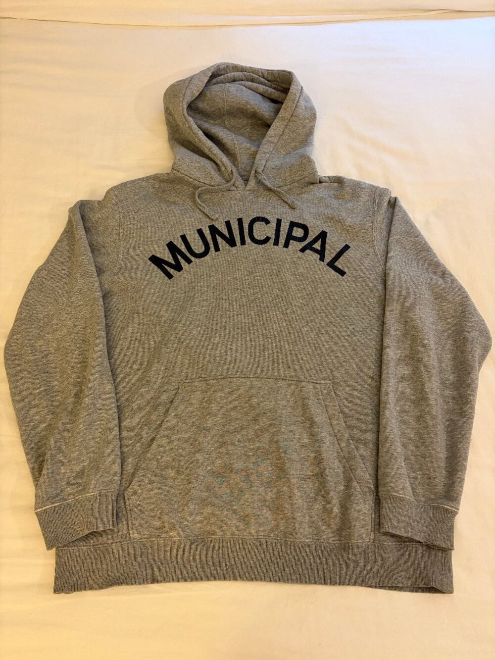 Municipal Sport Utility Gear Hooded Sweatshirt Grey Men's Medium